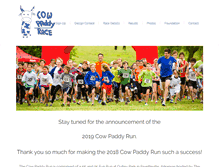 Tablet Screenshot of cowpaddyrun.com
